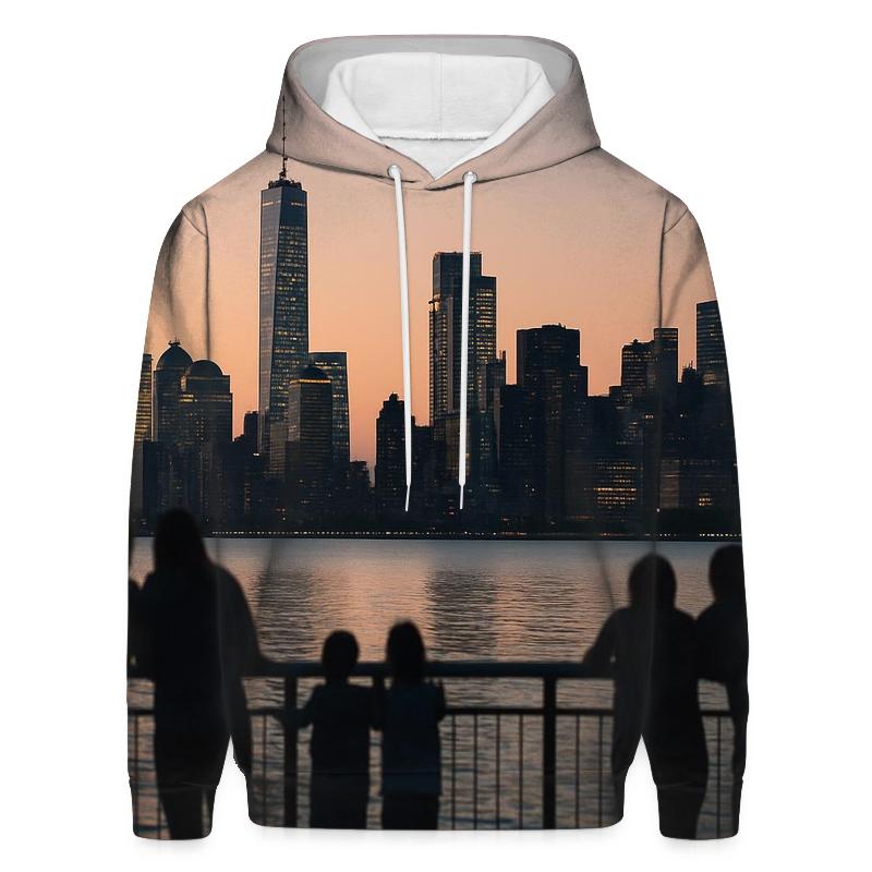 Financial District Skyline From Staten Island Esplanade hoodie styles