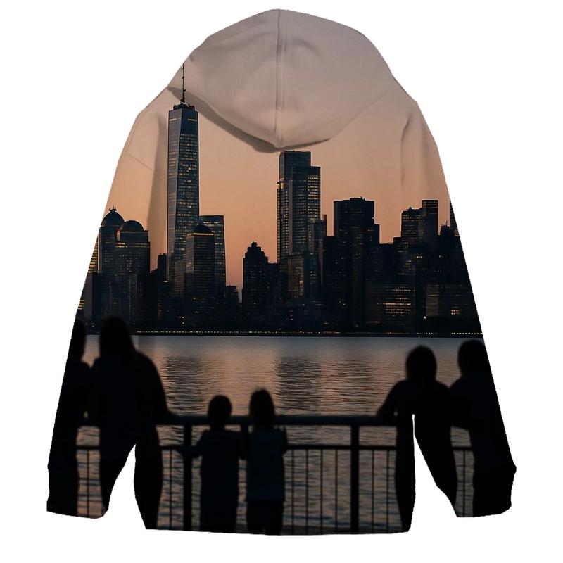 Financial District Skyline From Staten Island Esplanade hoodie styles