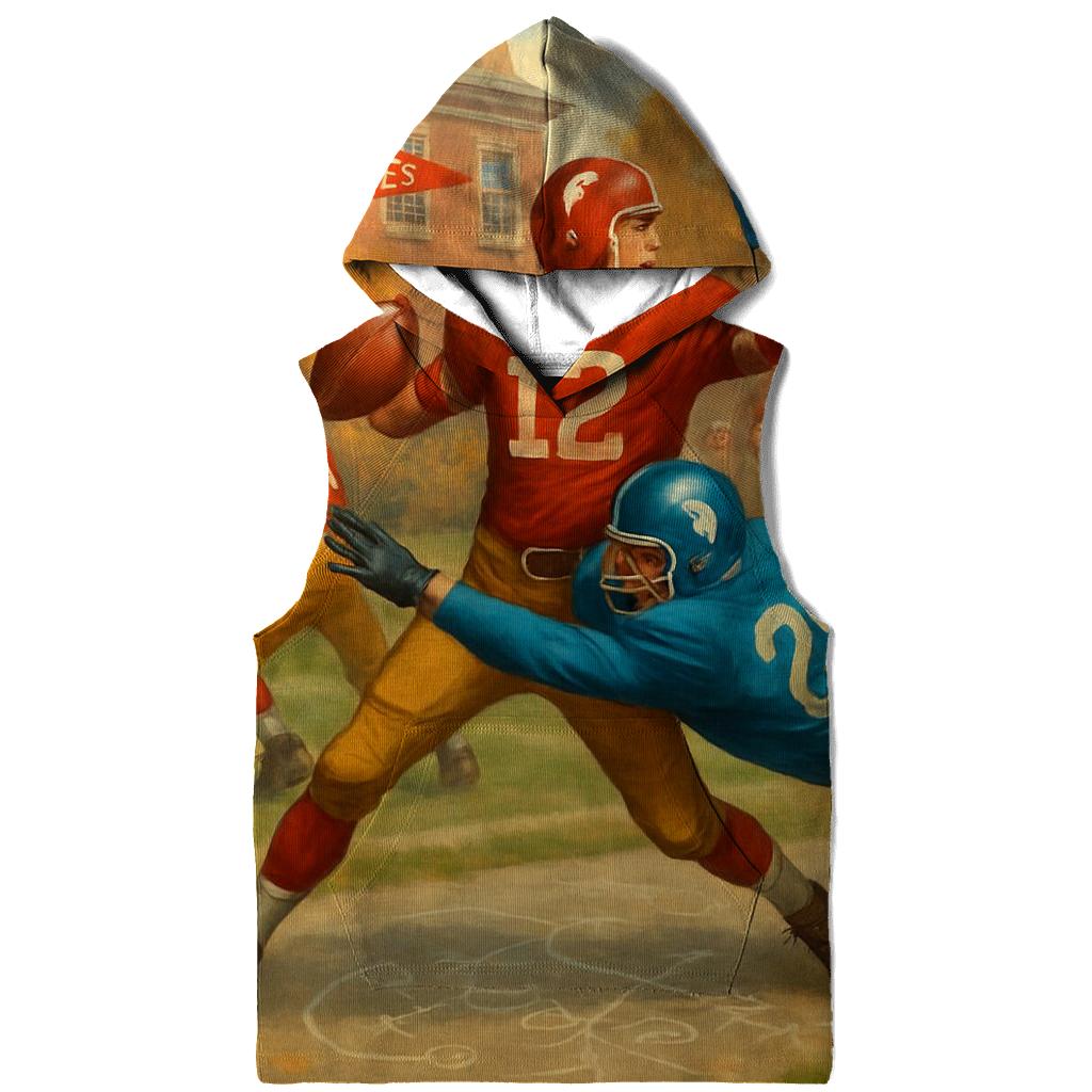 Campus Rivalry Scrimmage Braves Vs Cubs heavyweight hoodies