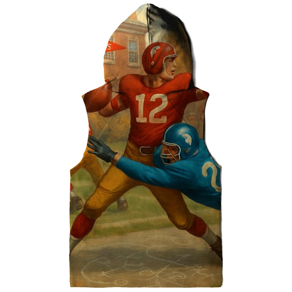 Campus Rivalry Scrimmage Braves Vs Cubs heavyweight hoodies