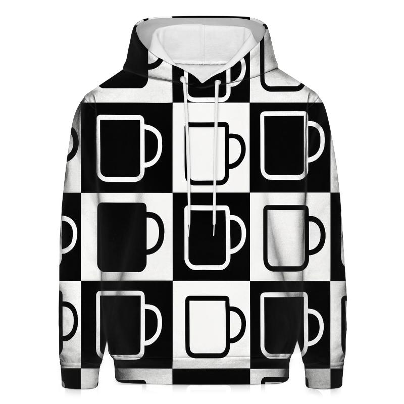 Monochrome Mug Geometry heavyweight hoodies