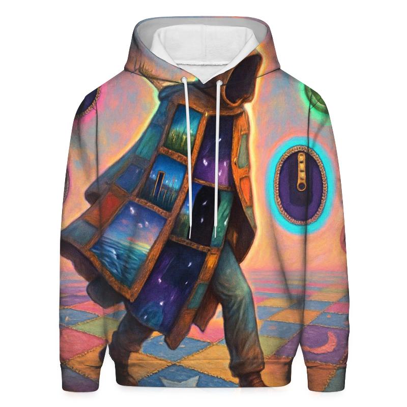 Patchwork Portal Walker hoodie styles