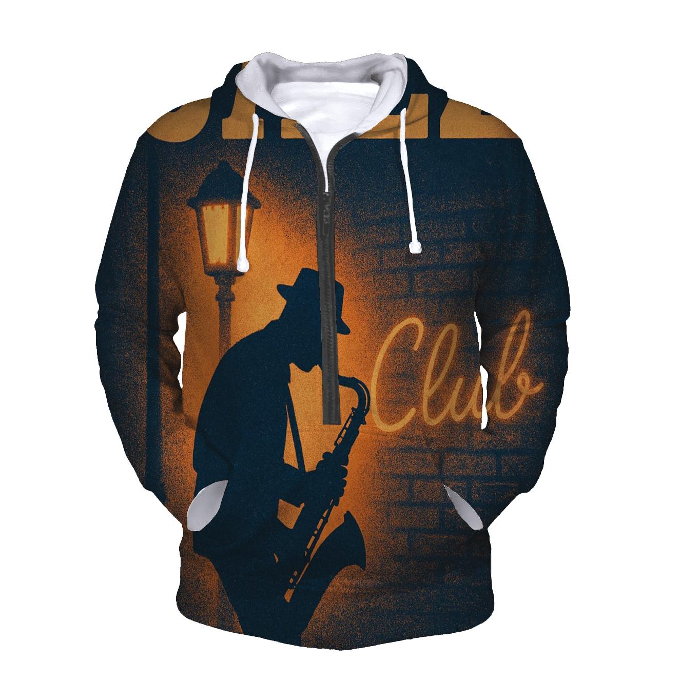 Vintage Jazz Club Night Flyer hoodie designs