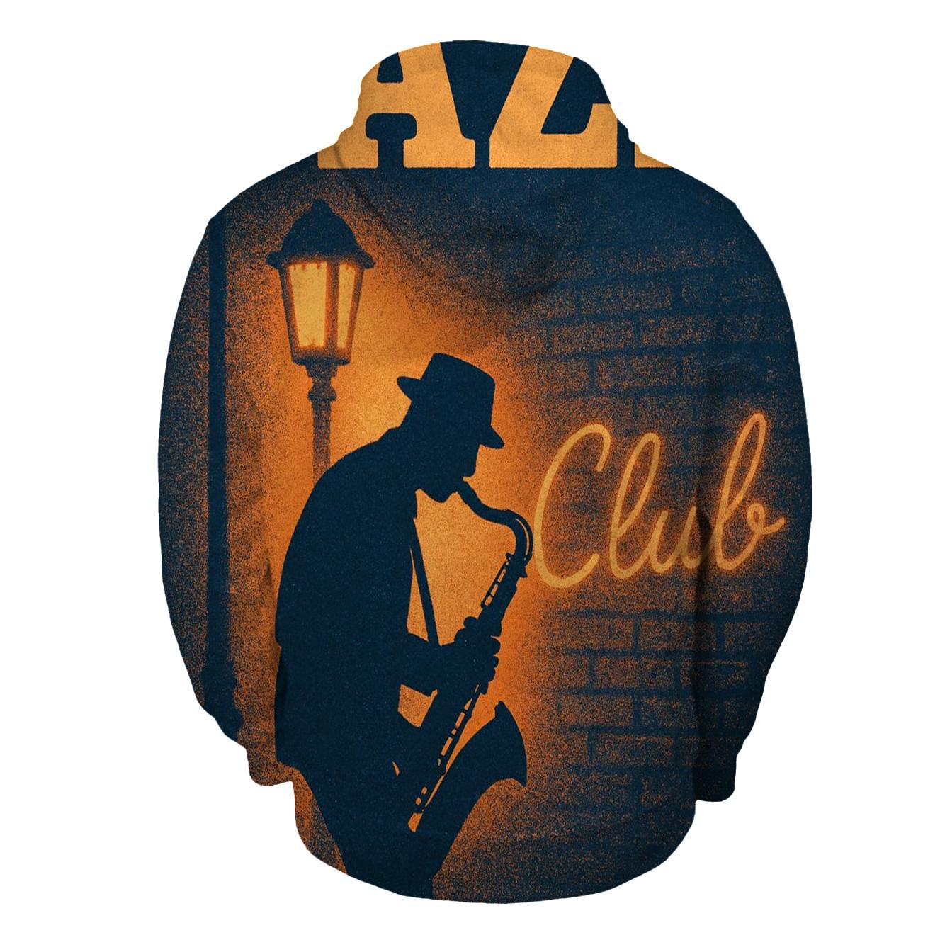 Vintage Jazz Club Night Flyer hoodie designs