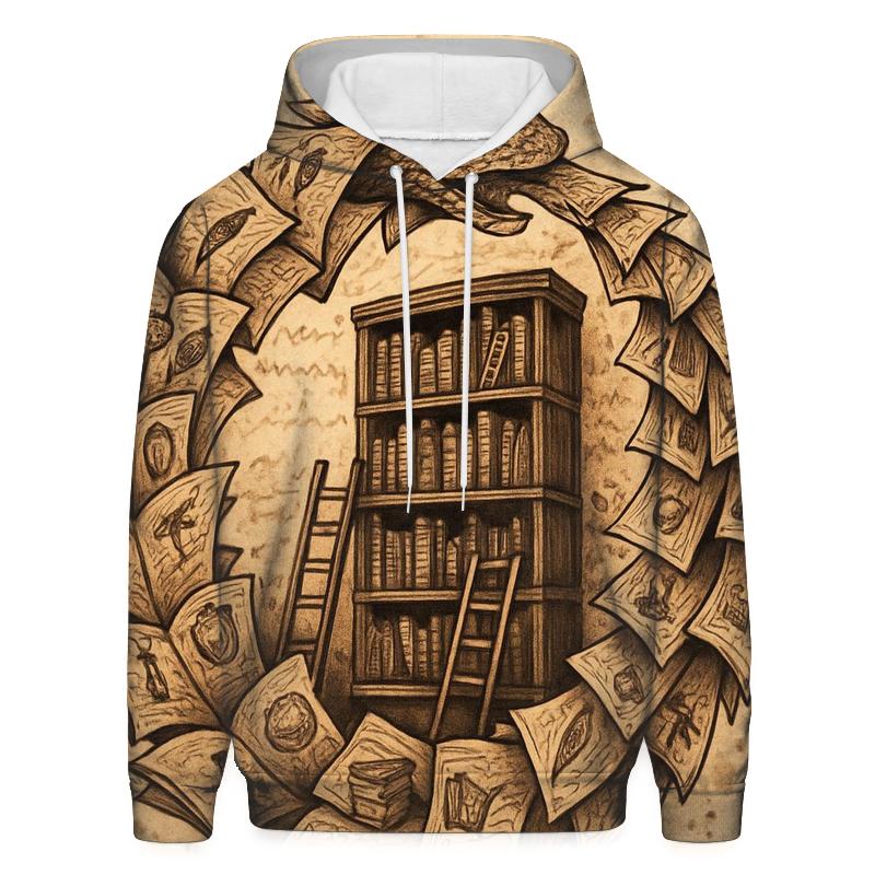Library Of Turning Pages Ouroboros hoodie trends