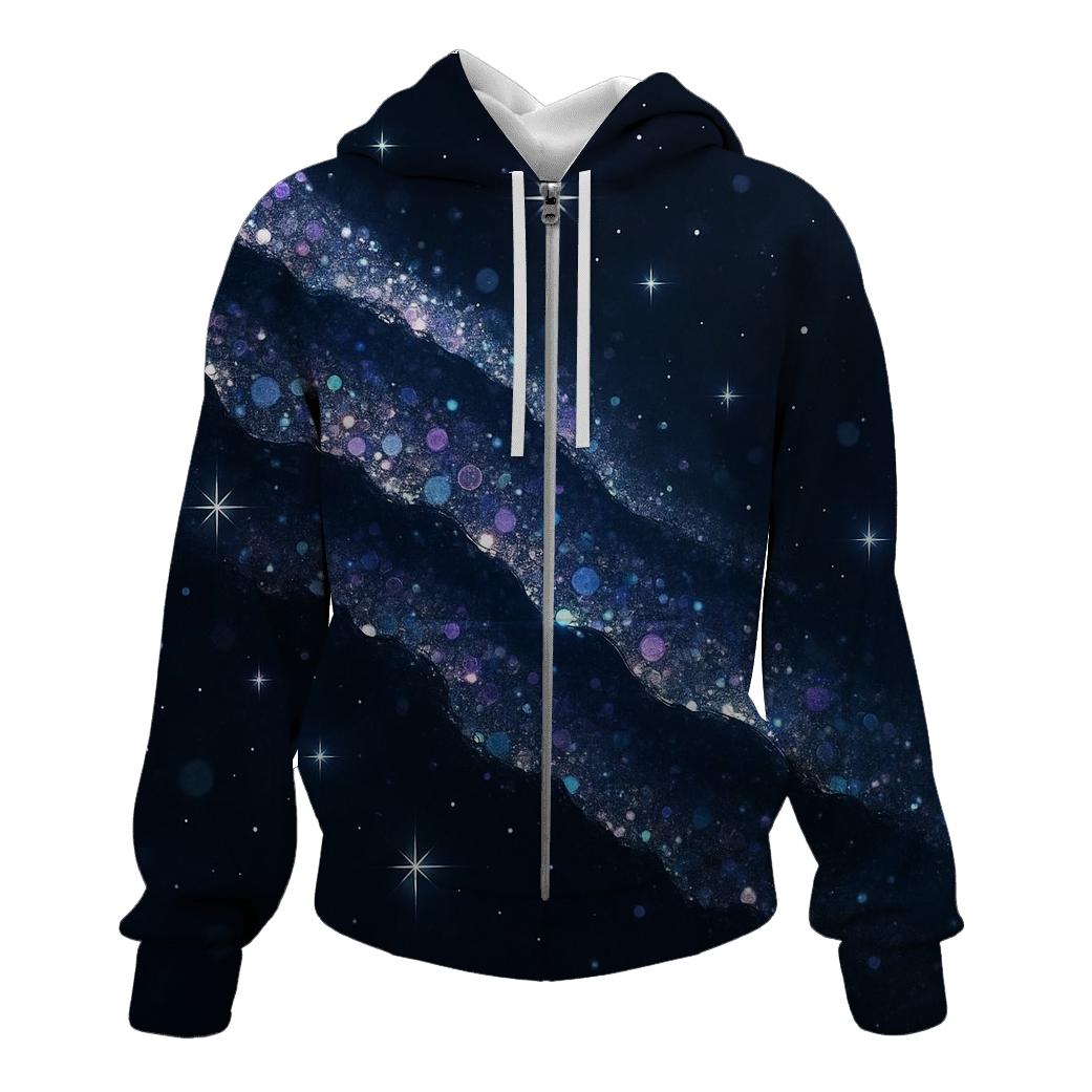Celestial Gem Veil graphic hoodies