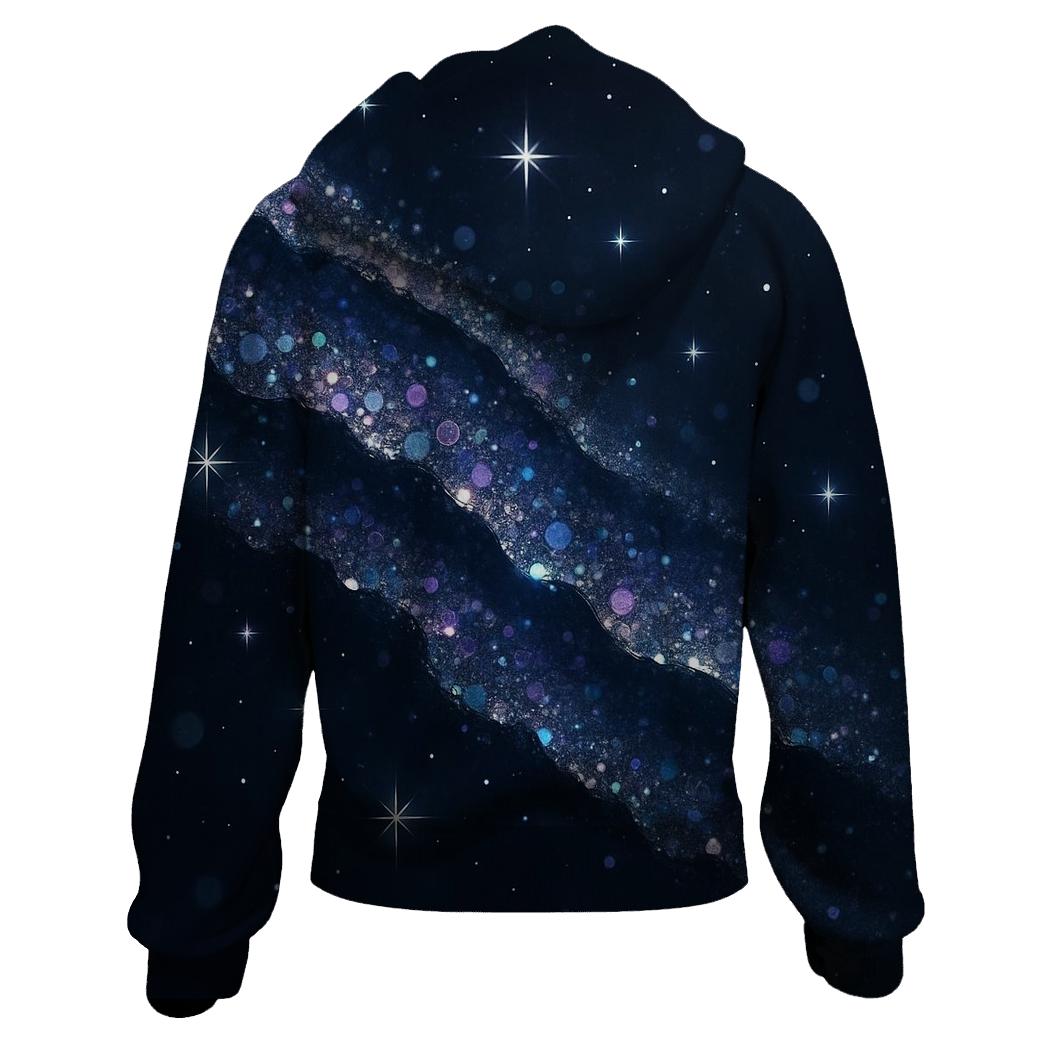 Celestial Gem Veil graphic hoodies