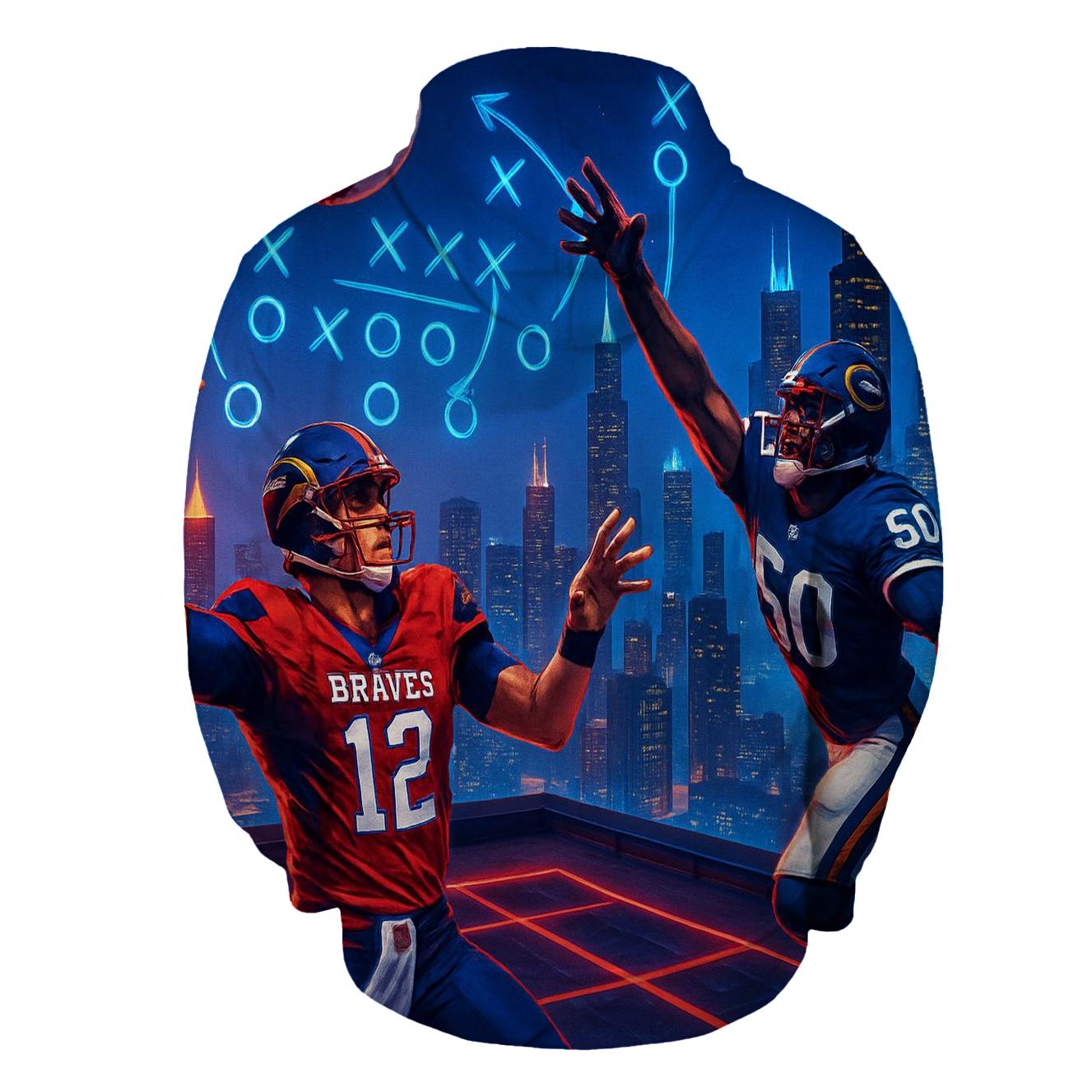 Skyline Stadium Braves Vs Cubs Showdown hoodie trends