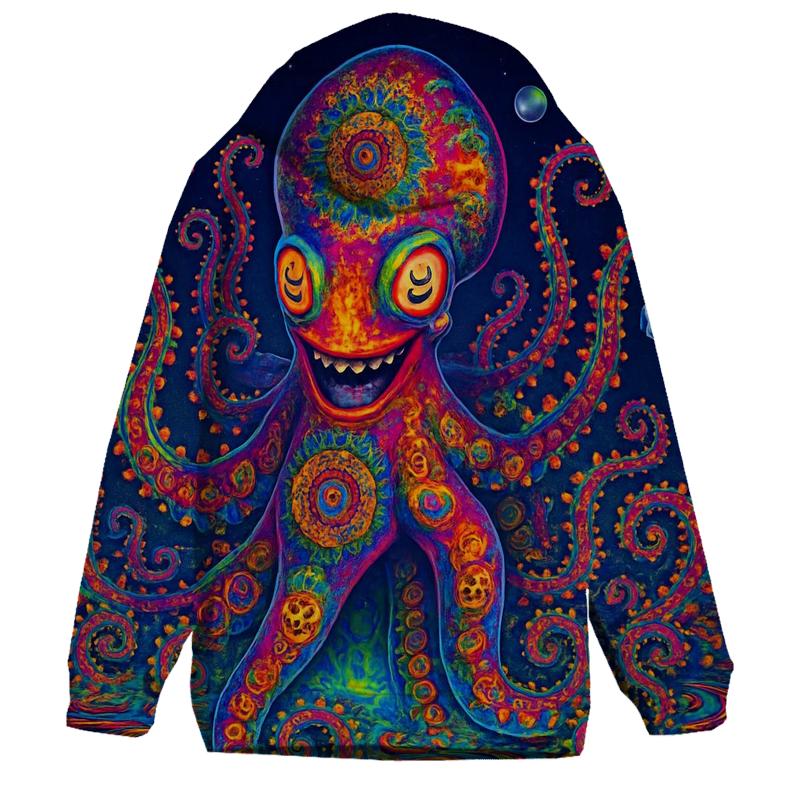 Fractal Carnival Kraken custom hoodies