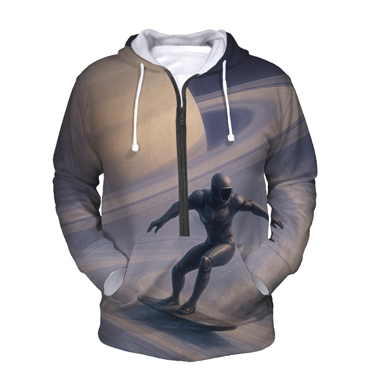 Saturn Rings Surf Session heavyweight hoodies