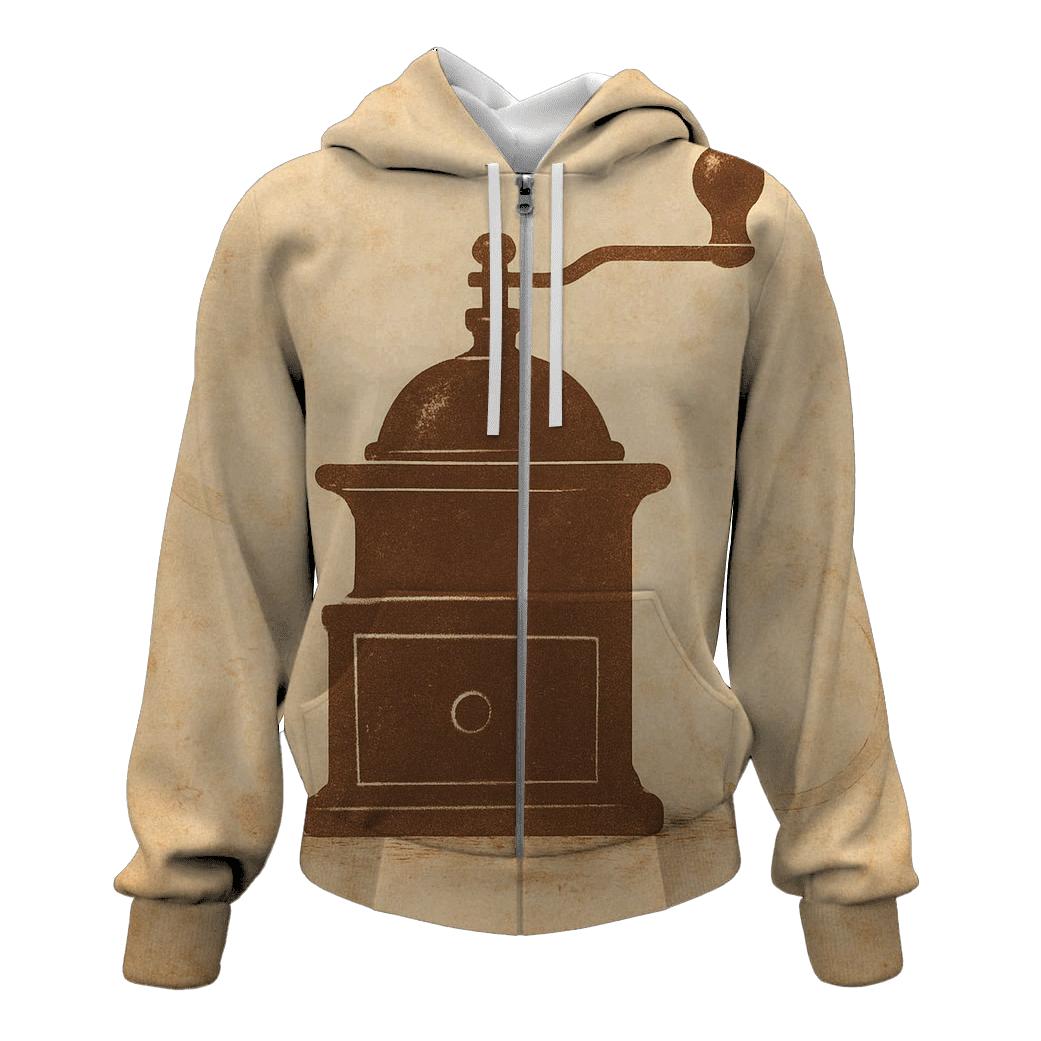 Sepia Mill Echo embroidered hoodies