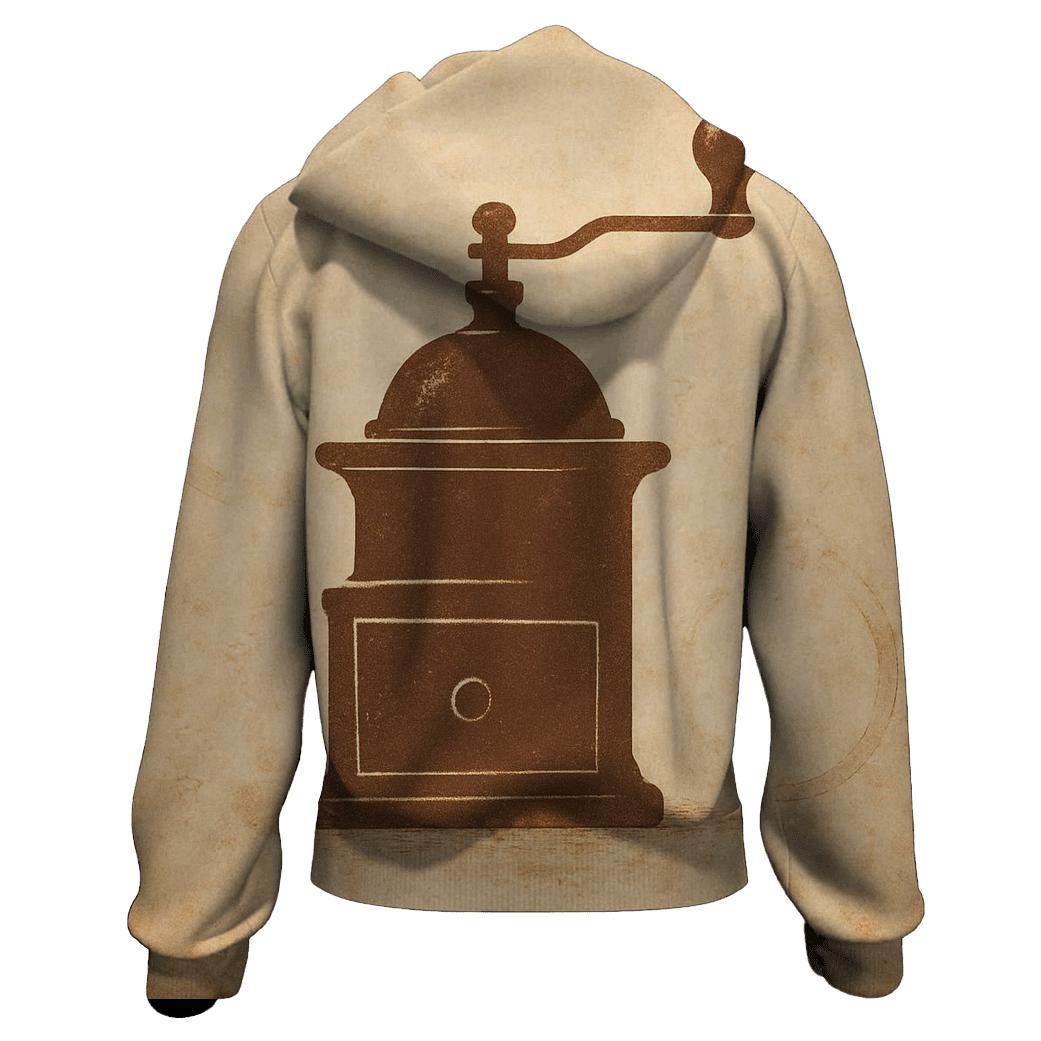 Sepia Mill Echo embroidered hoodies
