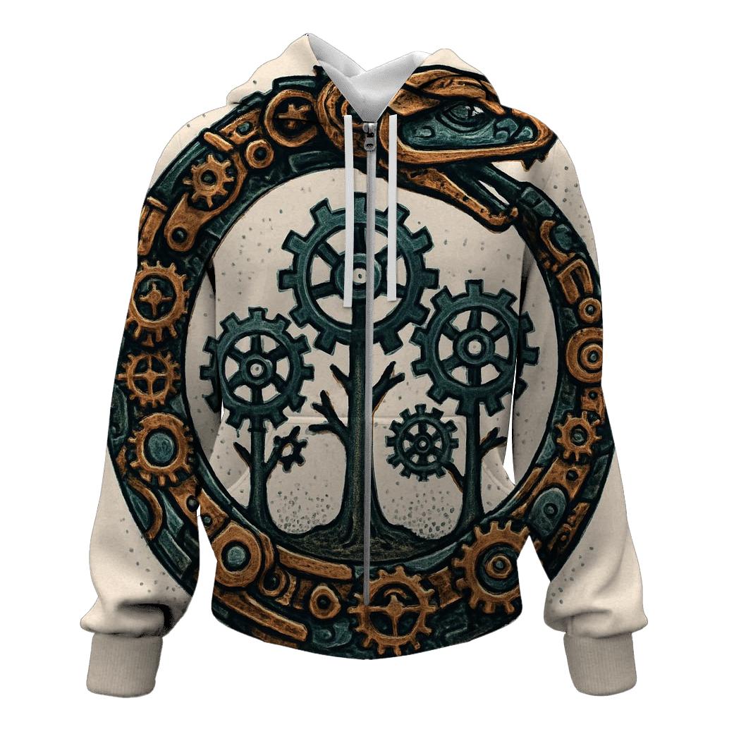 Clockwork Forest Ouroboros hoodie styles