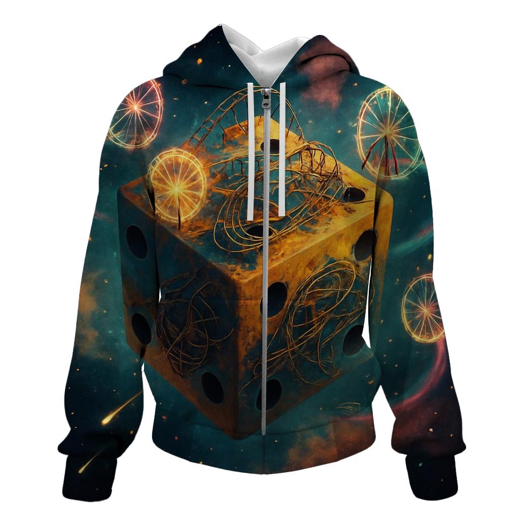 Dice Planet Carnival graphic hoodies