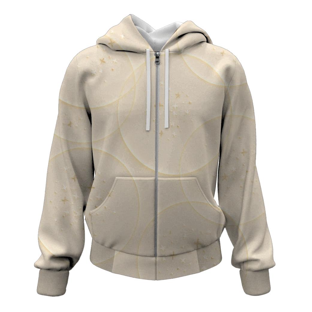 Champagne Halo Constellation lightweight hoodies