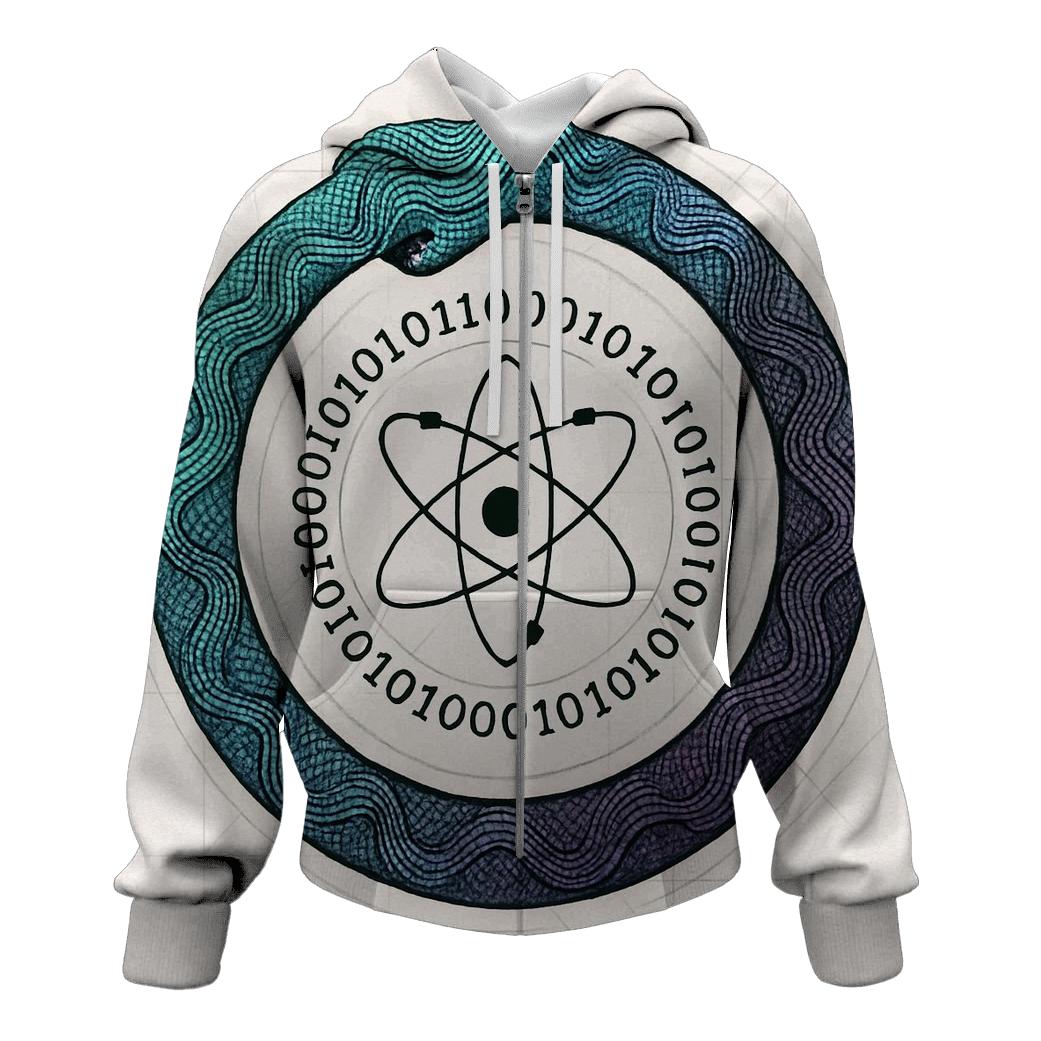Quantum Wave Ouroboros lightweight hoodies