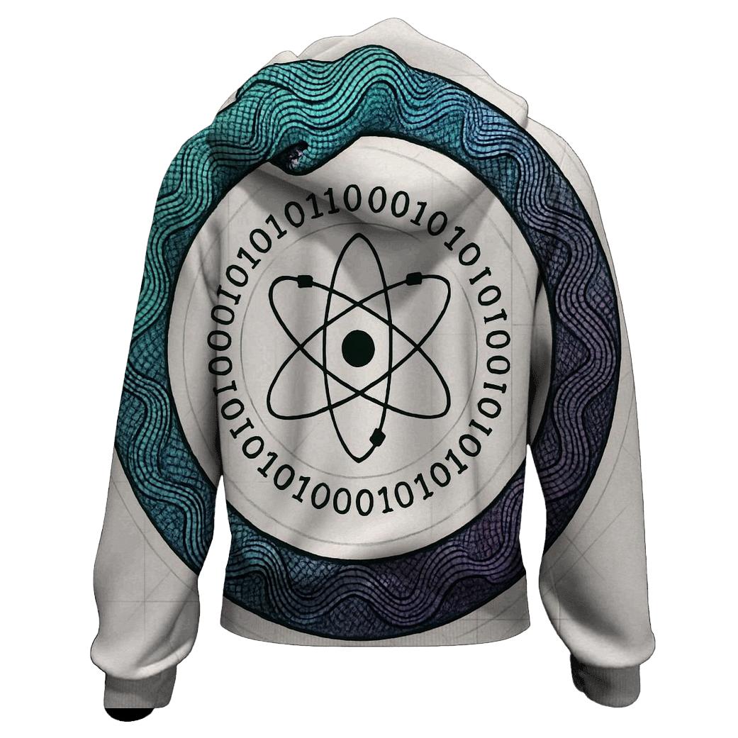 Quantum Wave Ouroboros lightweight hoodies