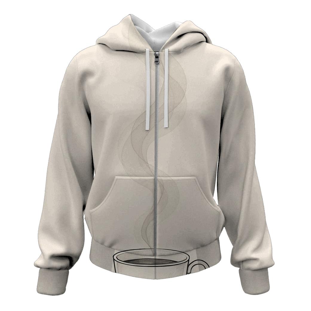 Ivory Steam Ribbon hoodie styles