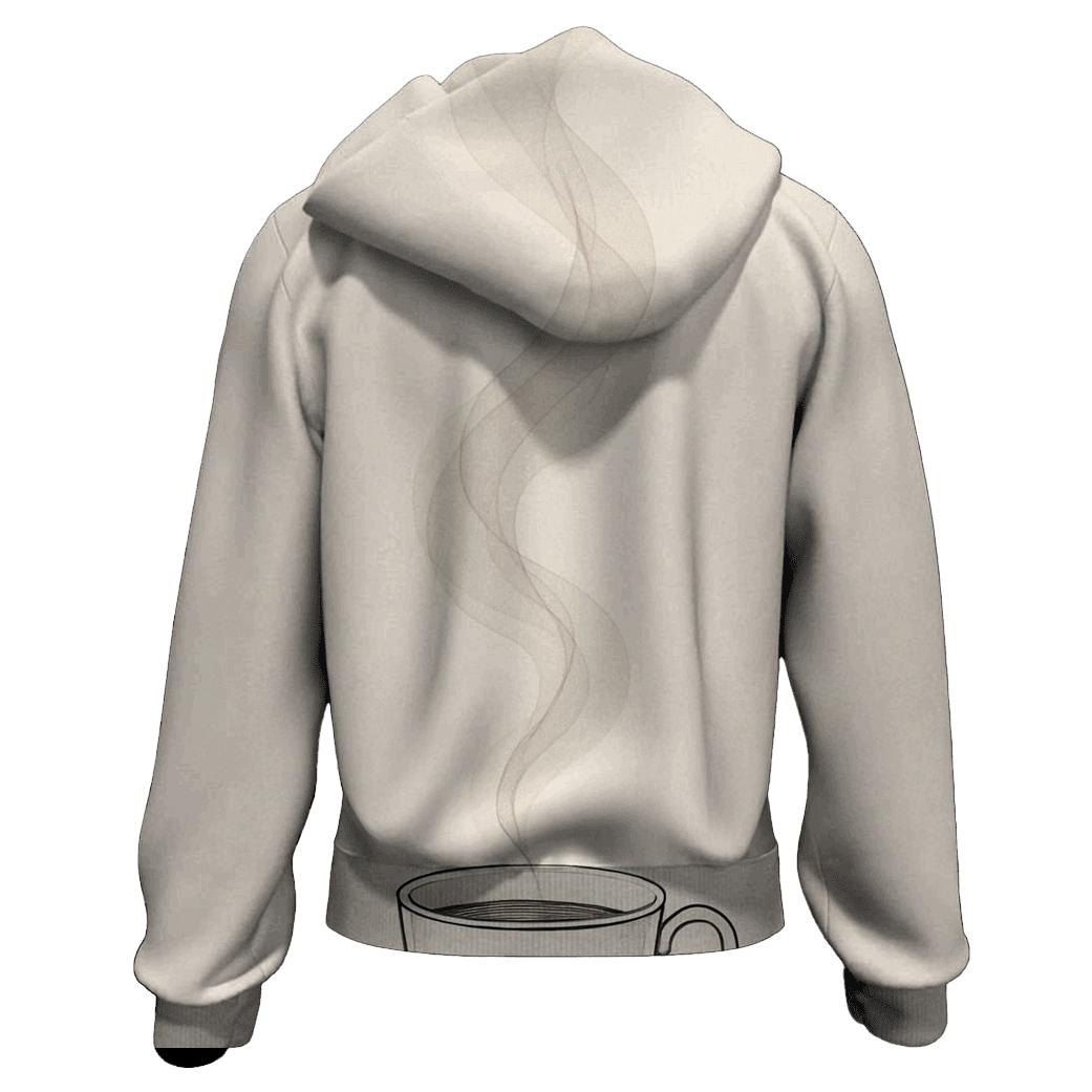 Ivory Steam Ribbon hoodie styles