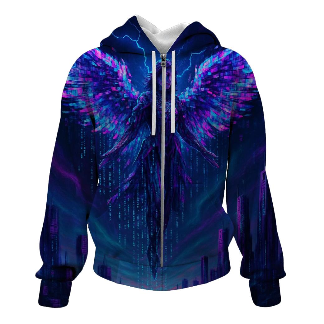 Glitch Winged Messenger hoodies fashion