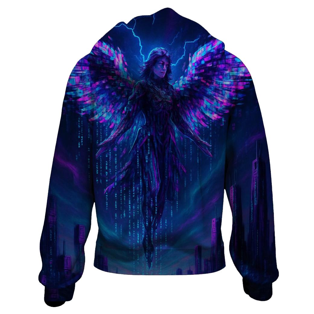 Glitch Winged Messenger hoodies fashion
