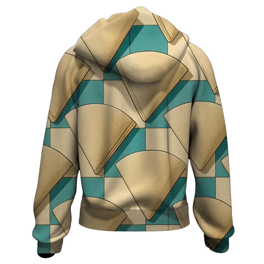 Turquoise Filter Weave hoodie designs