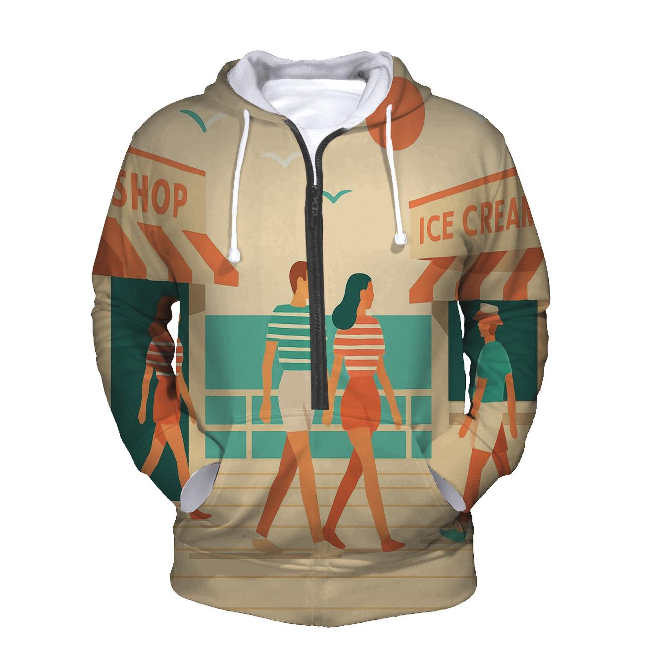 Seaside Boardwalk Stroll hoodie styles