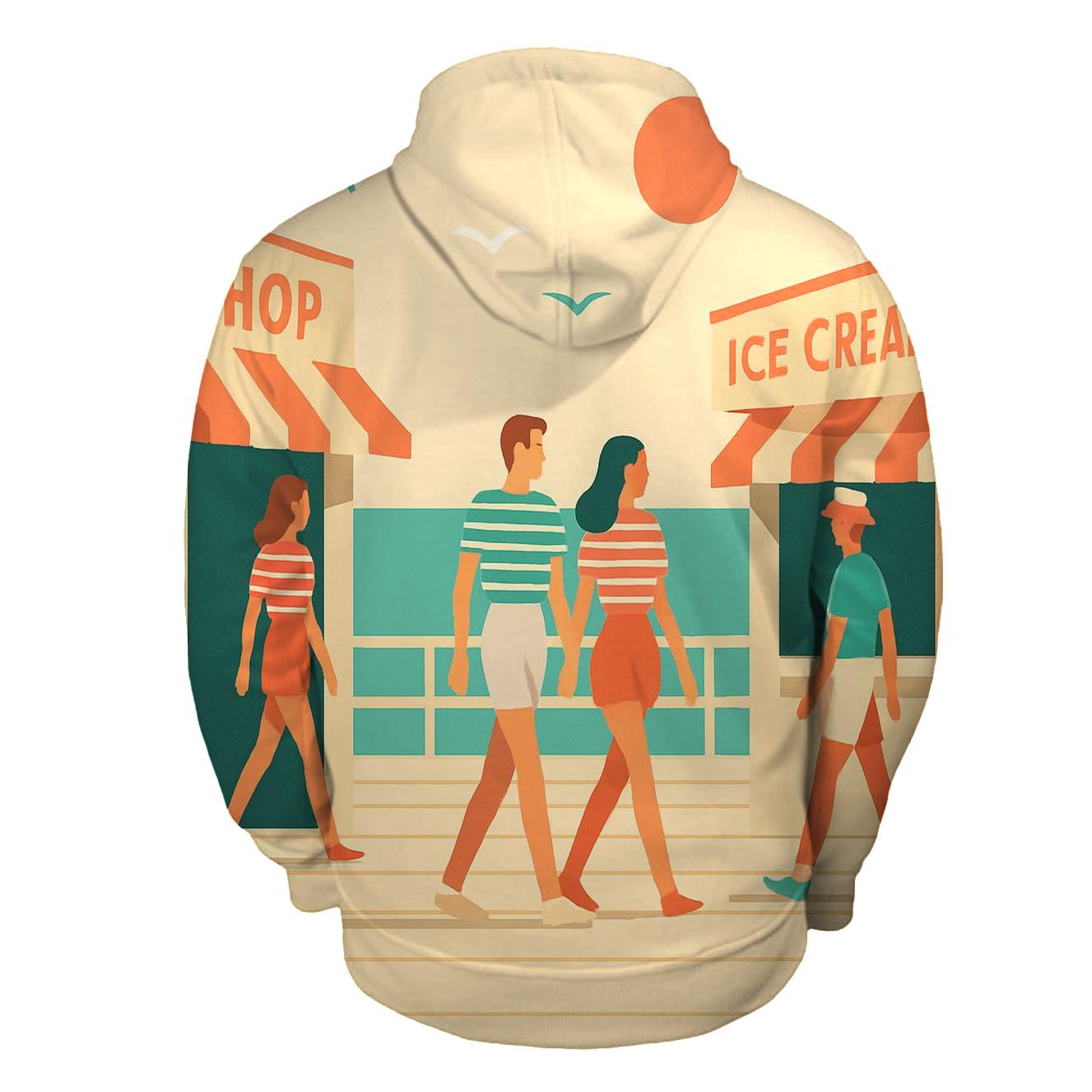 Seaside Boardwalk Stroll hoodie styles