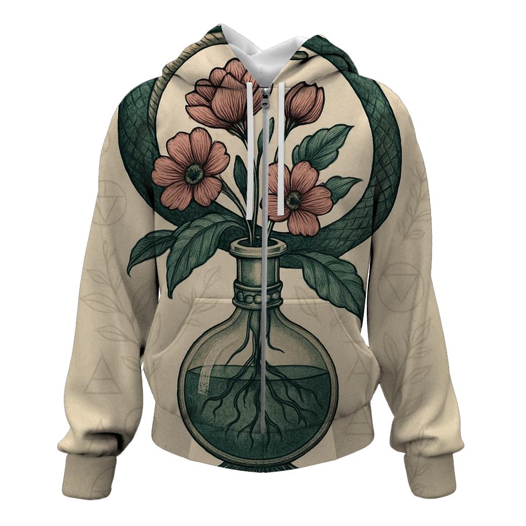 Alchemical Garden Ouroboros hoodie styles