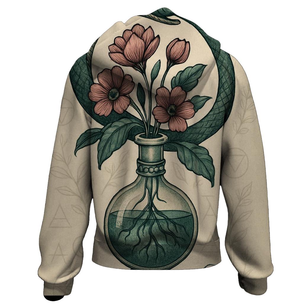 Alchemical Garden Ouroboros hoodie styles