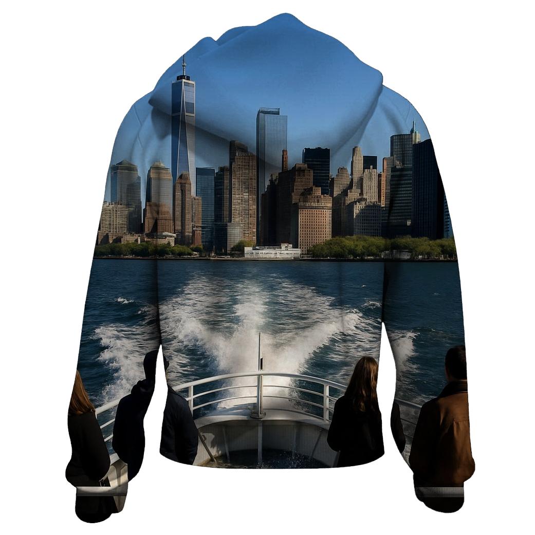 East River Ferry Morning Rush premium hoodies