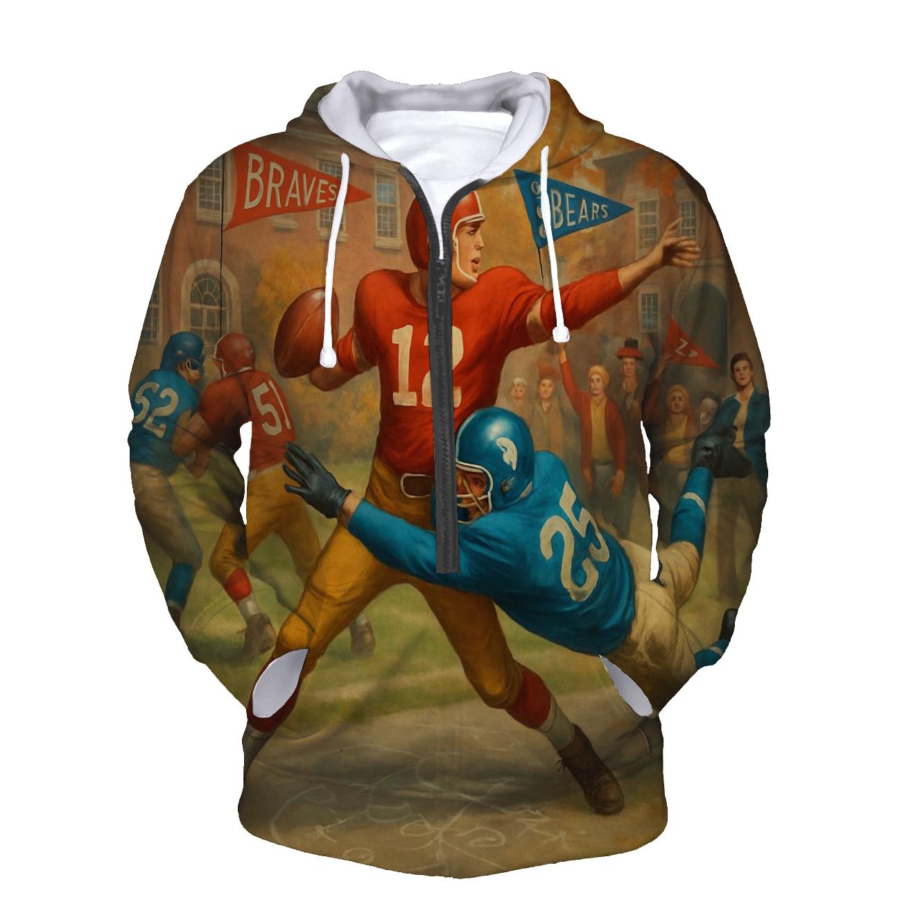 Campus Rivalry Scrimmage Braves Vs Cubs pullover hoodies