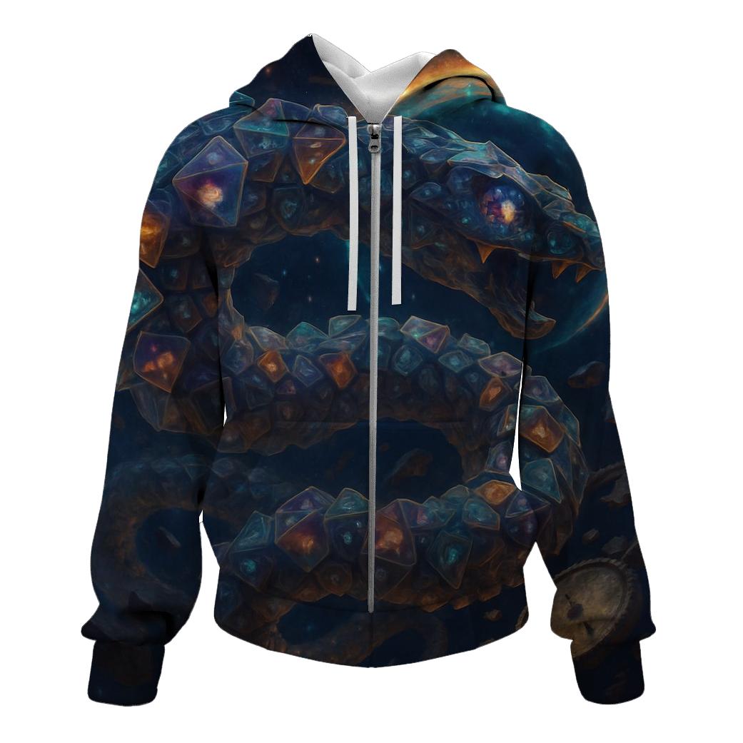 Nebula Dice Serpent hoodie designs