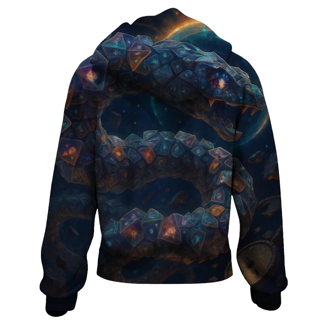 Nebula Dice Serpent hoodie designs