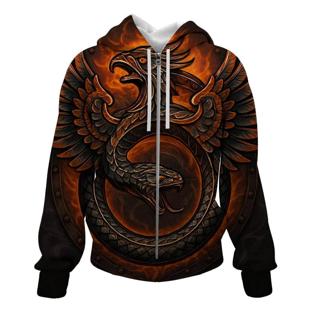 Mechanical Phoenix Ouroboros heavyweight hoodies