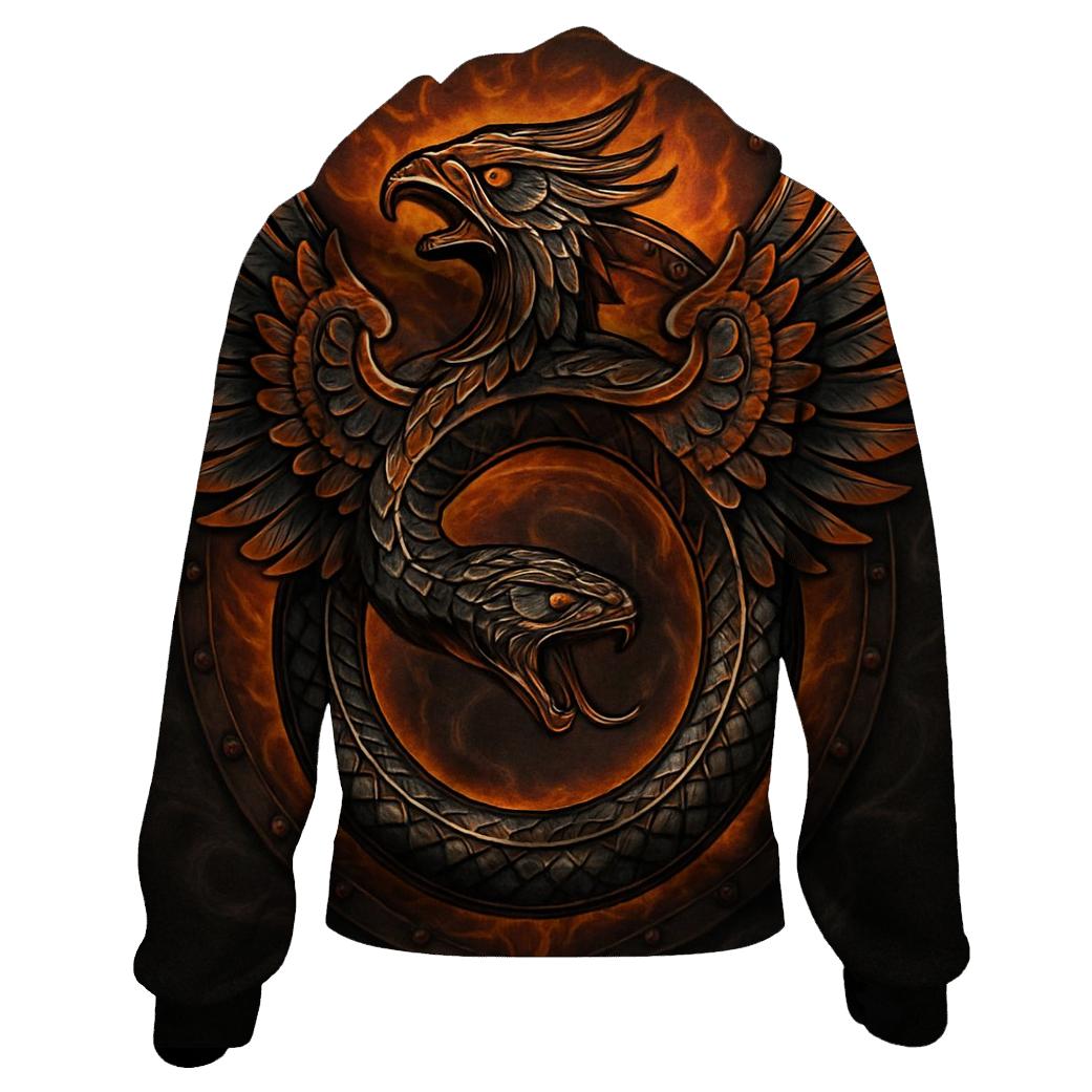 Mechanical Phoenix Ouroboros heavyweight hoodies