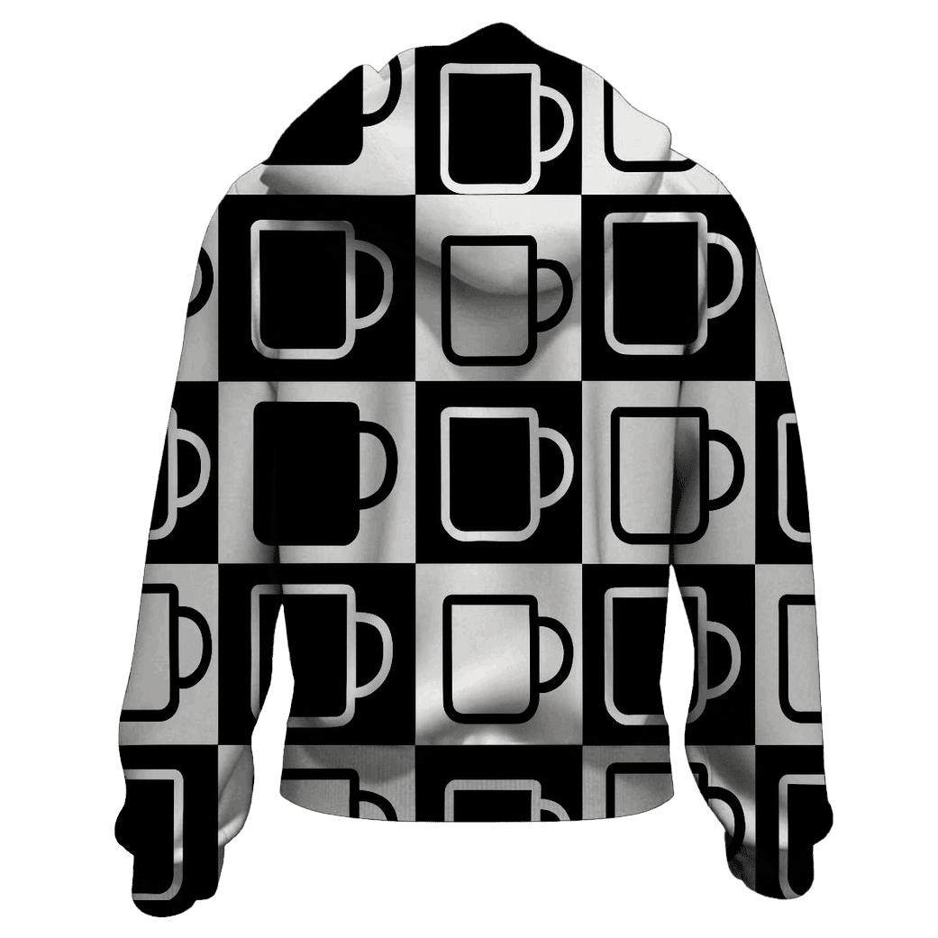 Monochrome Mug Geometry heavyweight hoodies