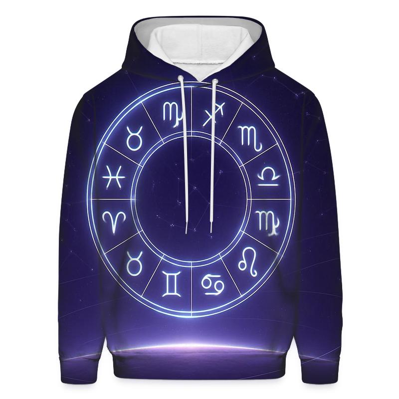Galactic Zodiac Wheel Horizon hoodies fashion