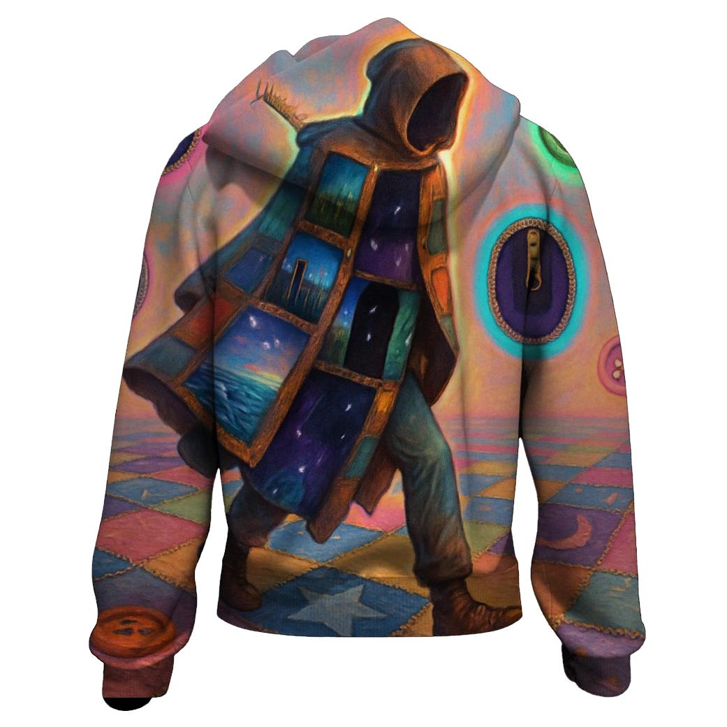 Patchwork Portal Walker hoodie styles