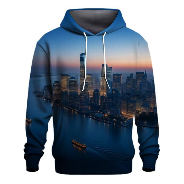 Harbor Dawn Over Lower Manhattan hoodies fashion
