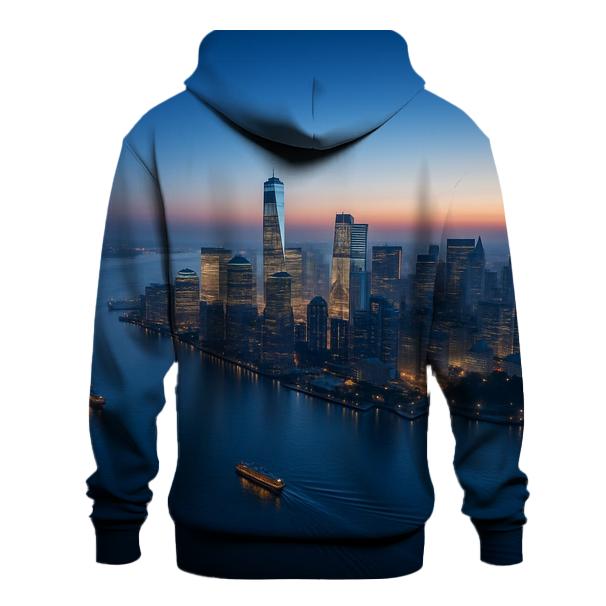 Harbor Dawn Over Lower Manhattan hoodies fashion