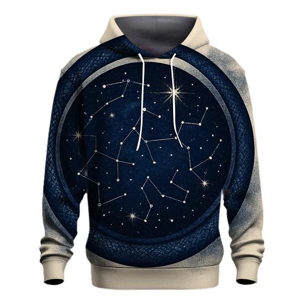 Celestial Circuit Ouroboros lightweight hoodies