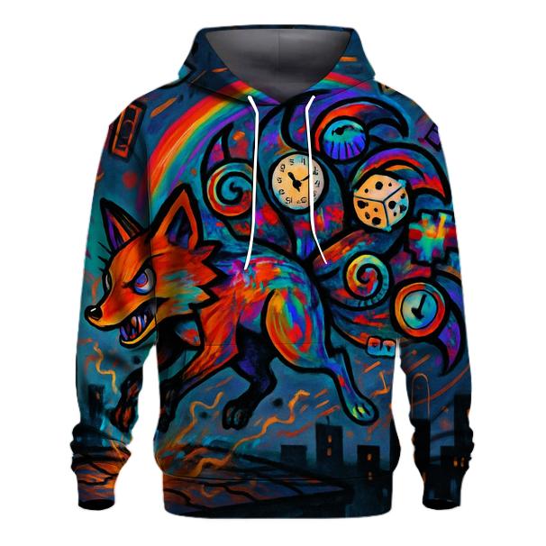 Chaos Juggler Fox designer hoodies