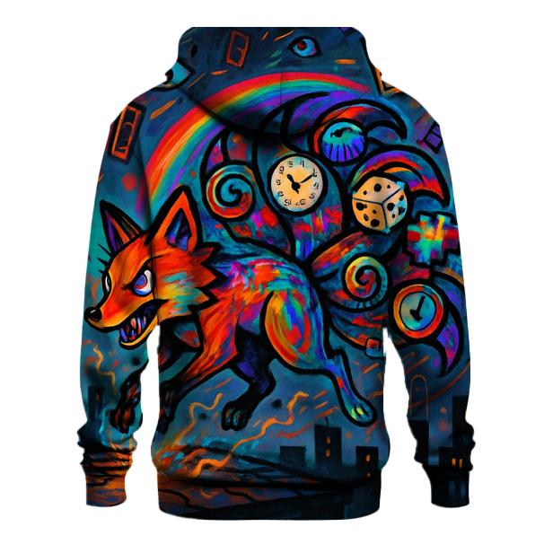 Chaos Juggler Fox designer hoodies