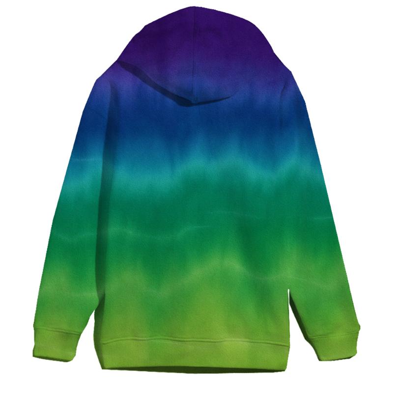 Aurora Horizon Stripe Fade graphic hoodies