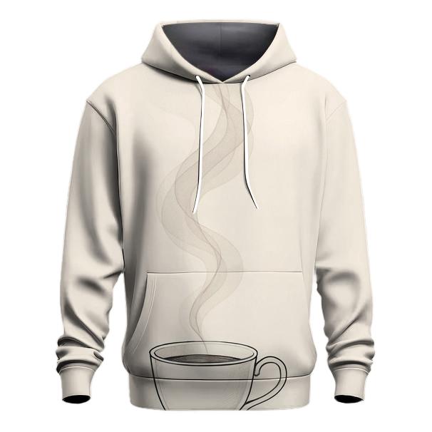 Ivory Steam Ribbon printed hoodies