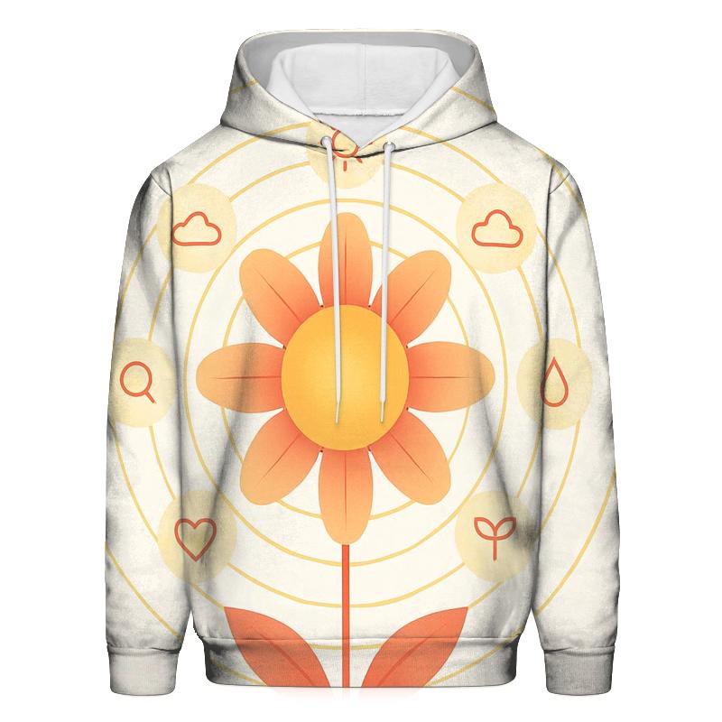 Solar Bloom Diagram designer hoodies