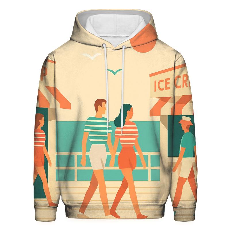 Seaside Boardwalk Stroll hoodie trends