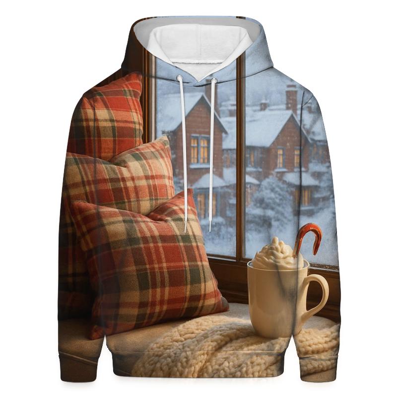 Cozy Window Seat On Christmas Day designer hoodies