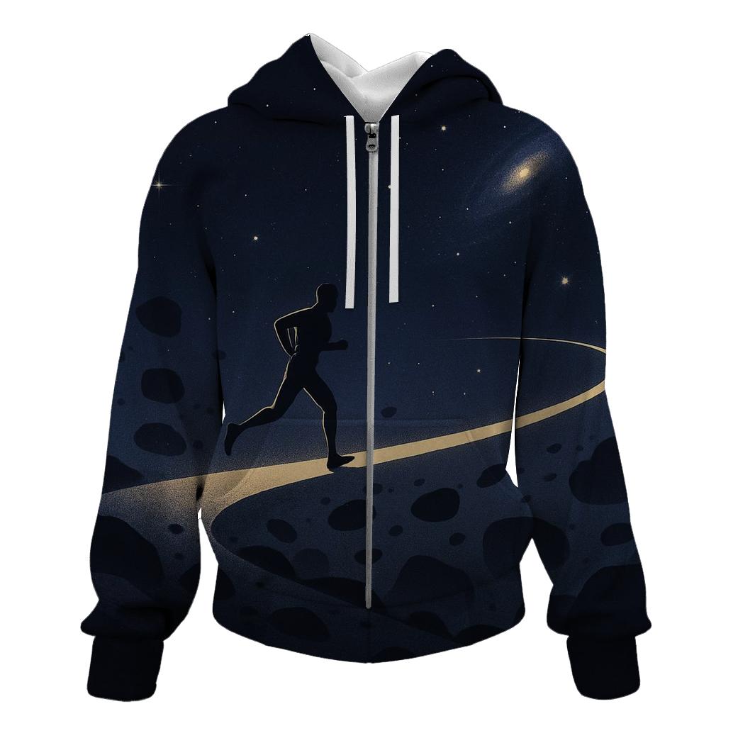 Starlight Marathon Trail printed hoodies